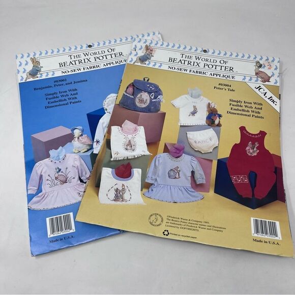 1993 Beatrix Potter No Sew Fabric Appliqués
Benjamin Peter Jemina - Picture 1 of 12